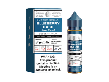 BSX Series E-Liquid - Blueberry Cake 60ML Bottle