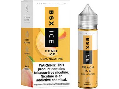 BSX Serie E-Liquid - Peach Ice 60ML Bottle