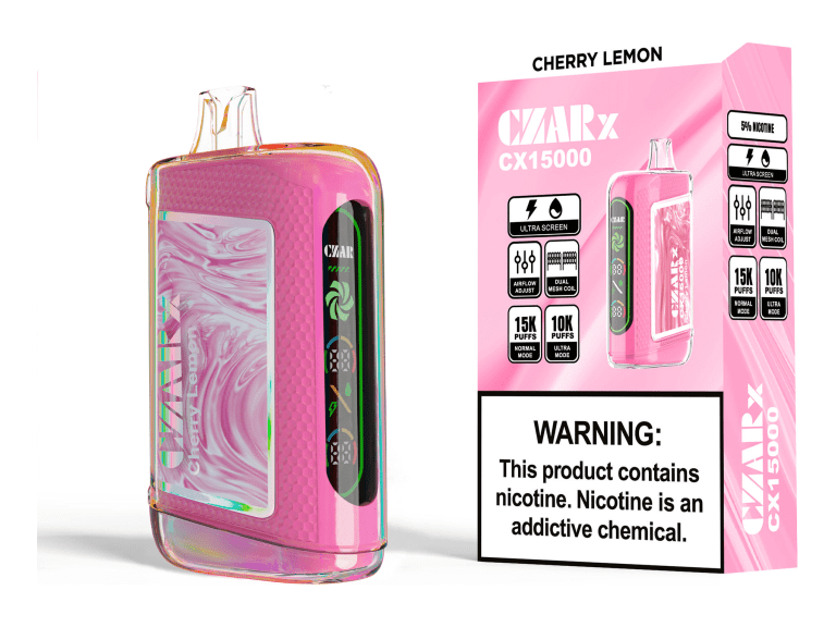 CZAR CX15000 Disposable Vape - Cherry Lemon