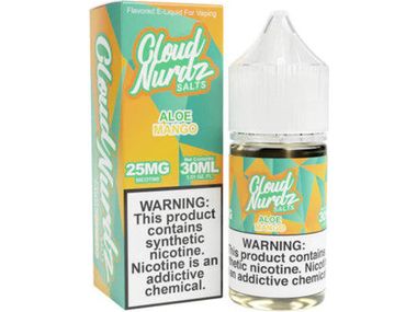 Cloud Nurdz E-Liquid - Aloe Mango Salts 30ML Bottle