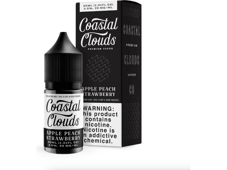Coastal Clouds Salt E-Liquid - Apple Peach Srawberry 30ML Bottle