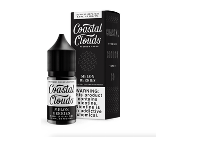 Coastal Clouds Salt E-Liquid - Melon Berries 30ML Bottle