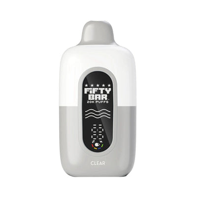 Clear - Fifty Bar V2 20K Vape