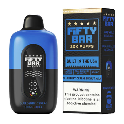 Blueberry Cereal Donut Milk – Fifty Bar V2 20K Disposable