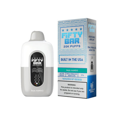 Baja Mango - Fifty Bar 20k Nixodine Disposable