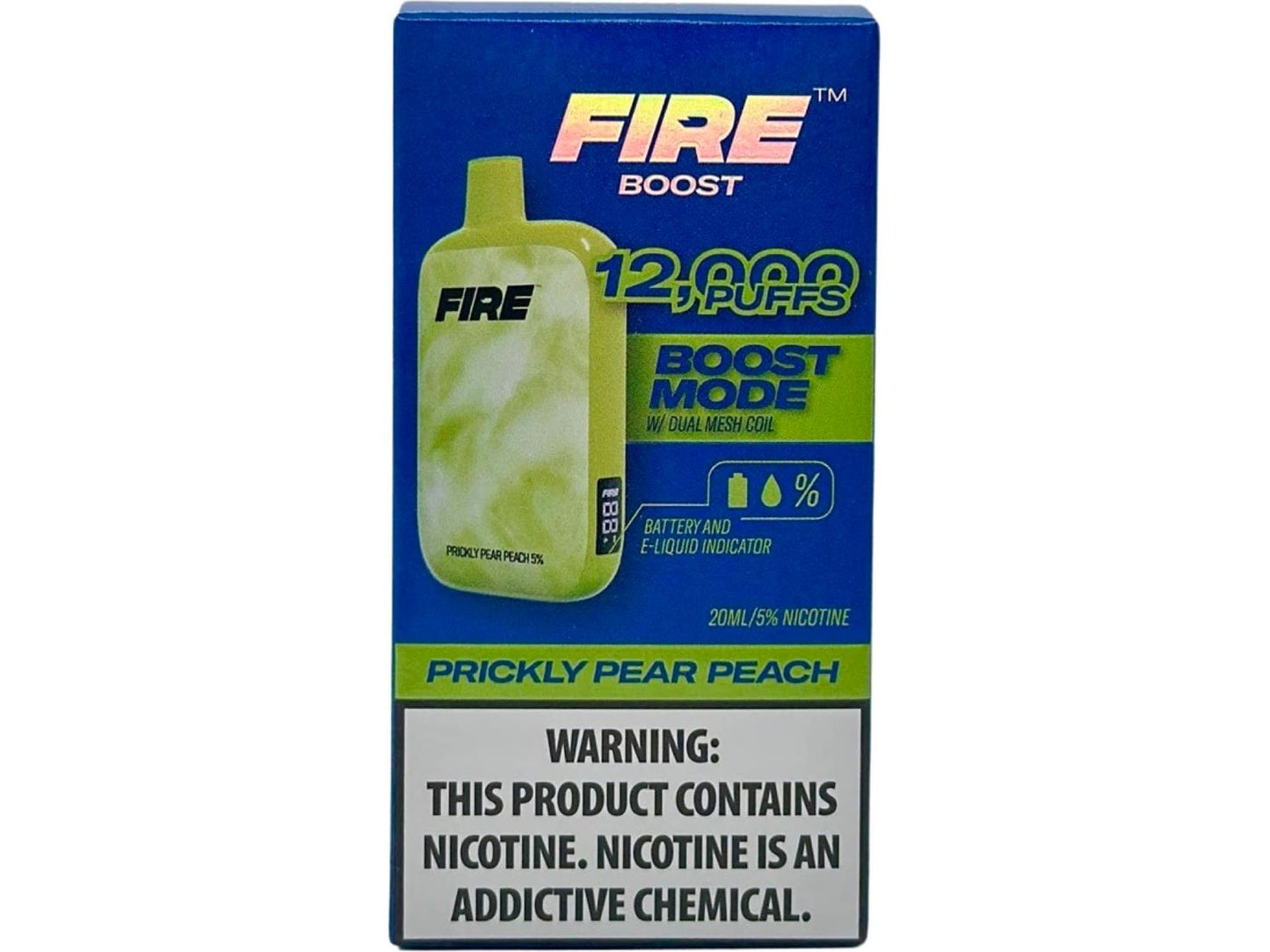 Fire Boots Disposable Front Packaging Prickly Pear Peach