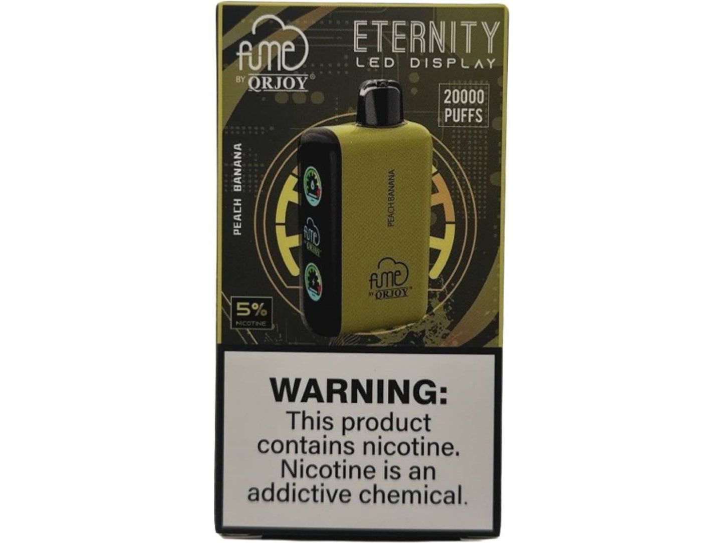 Fume Eternity Disposable Vape 20000 Puff - Peach Banana