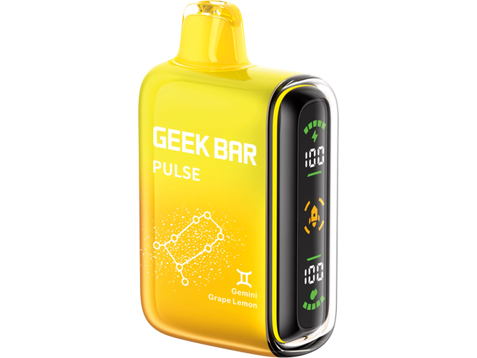 Geek Bar Pulse Disposable 15000 Puff - Grape Lemon