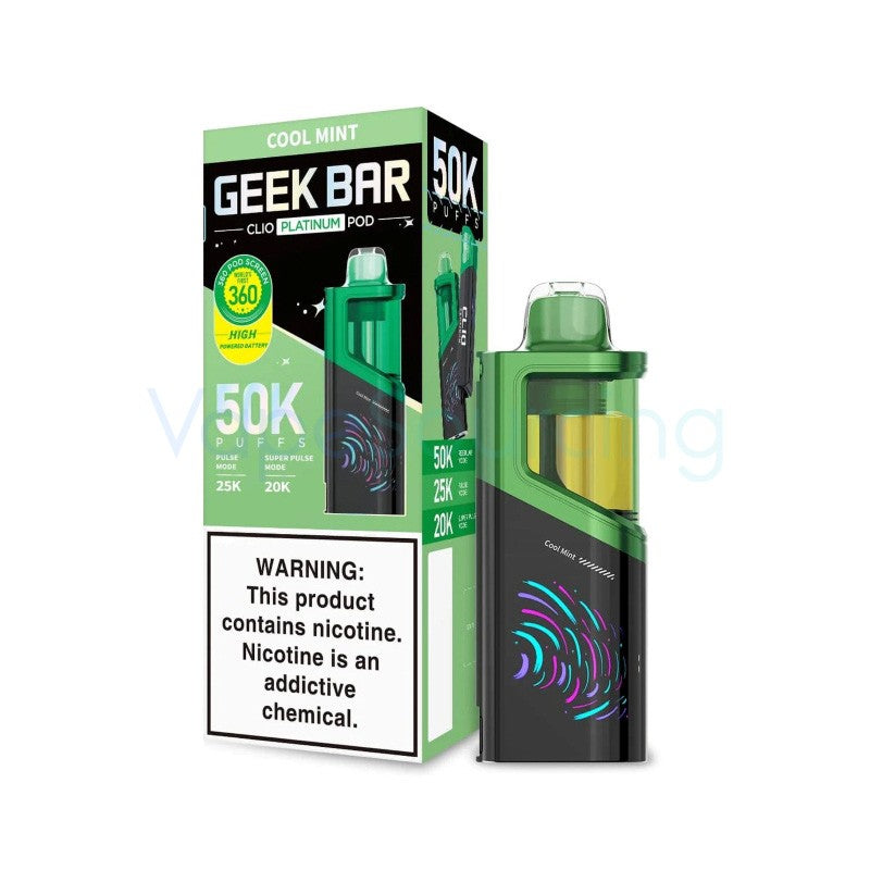 Cool Mint - Geek Bar Clio 50k Disposable Pod