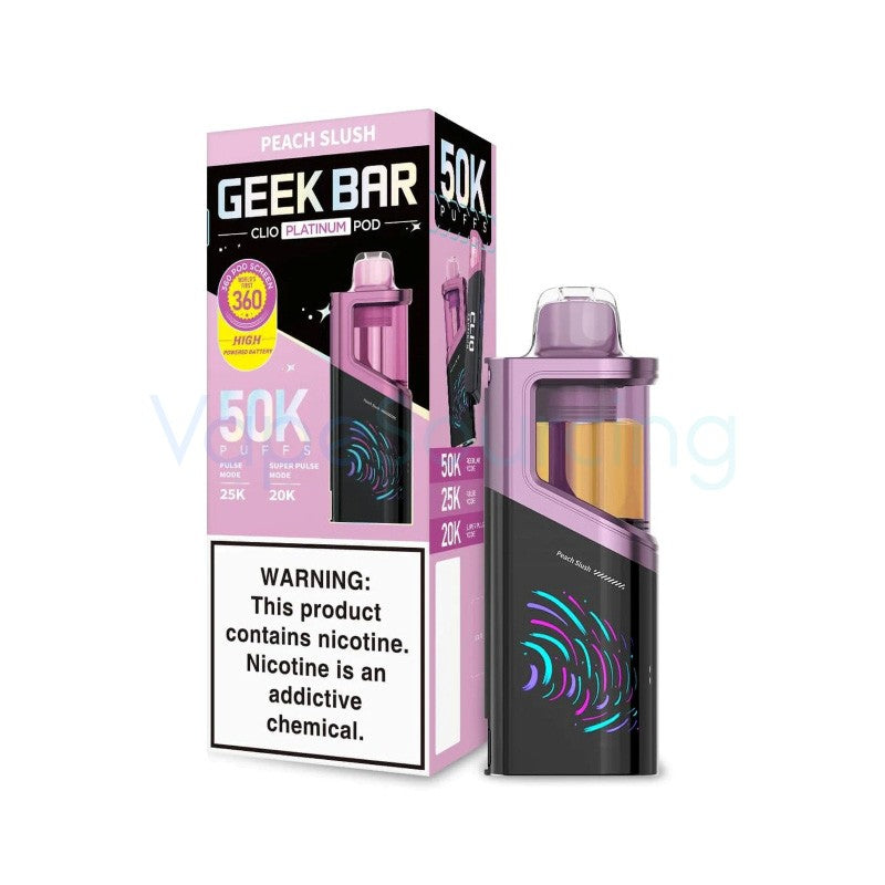 Peach Slush - Geek Bar Clio 50k Disposable Pod