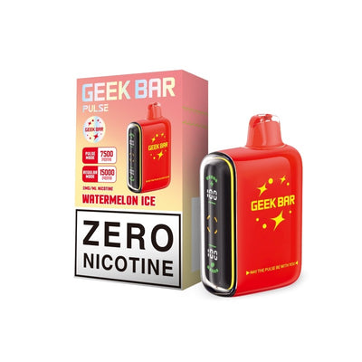 Watermelon Ice - Geek Bar Pulse 15000 Zero Nicotine Disposable