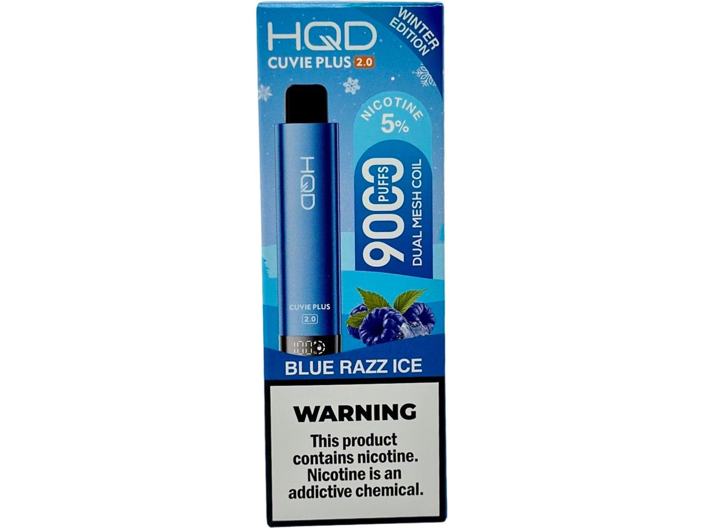 HQD Cuvie Plus 2.0 Disposable vape - Blue Razz Ice