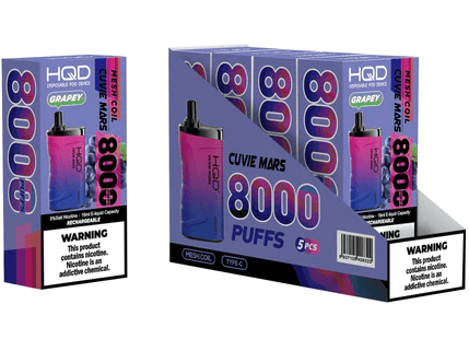 HQD_Cuvie_Mars_DisposableVape_Grapey_Brick