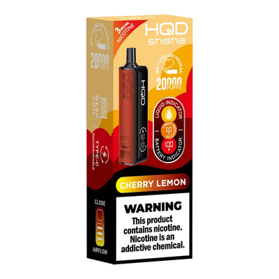 Cherry Lemon - HQD Shisha 20k Disposable