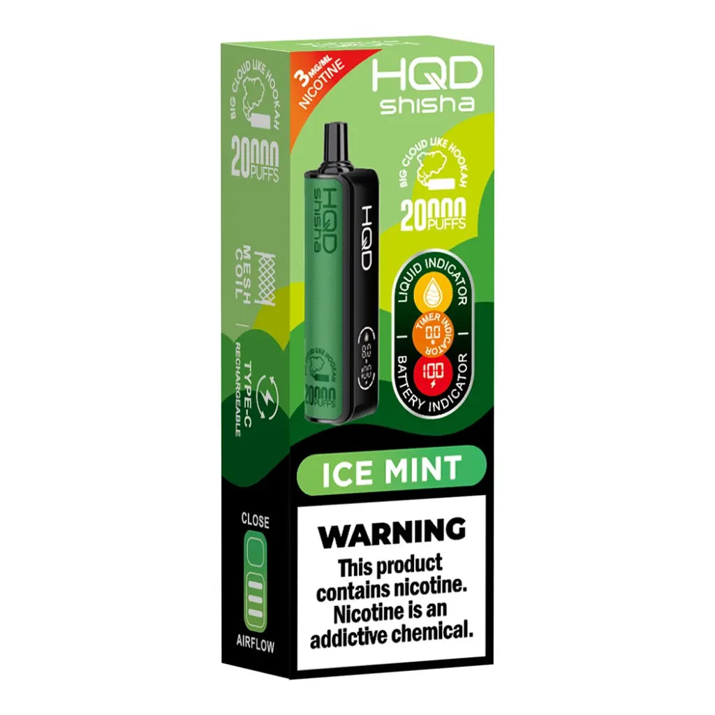 Ice Mint - HQD Shisha 20k Disposable