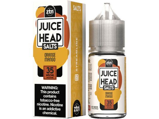 Juice Head E-Liquid - Orange Mango Salts 30ML Bottle