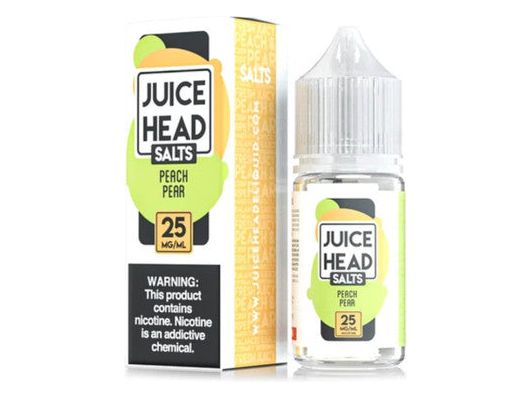 Juice Head E-Liquid - Peach Pear Salts 30ML Bottle