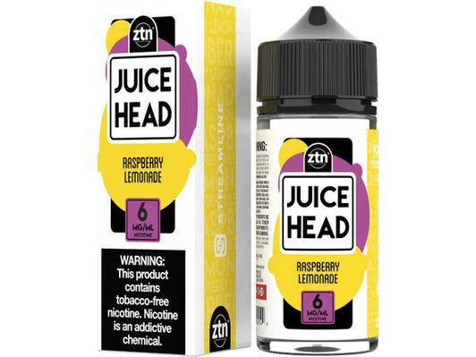 Juice Head E-Liquid - Raspberry Lemonade 100ML Bottle