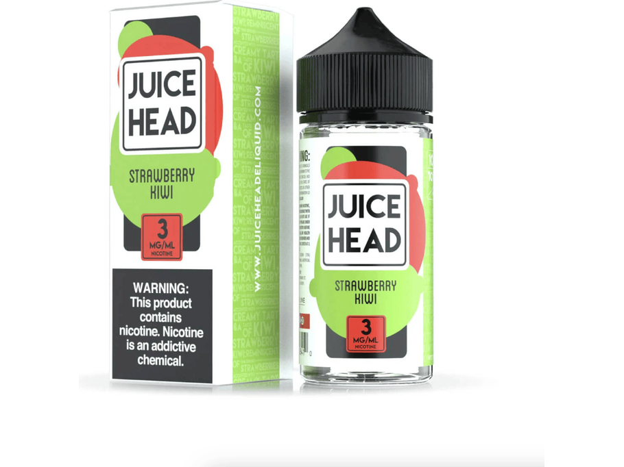Juice Head E-Liquid - Strawberry Kiwi 100ML Bottle