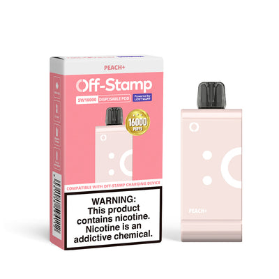 Peach + - Off Stamp SW16K Disposable Pod