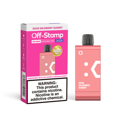 Sour Wildberry Gummy - Off Stamp SW16K Disposable Pod