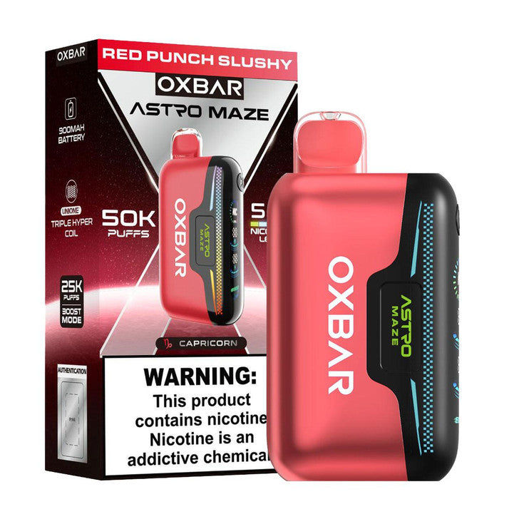 Red Punch Slushy - Oxbar Astro Maze 50K Disposable