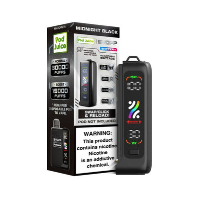 Mignight Black - Oxbar X Pod Juice Svopp Battery