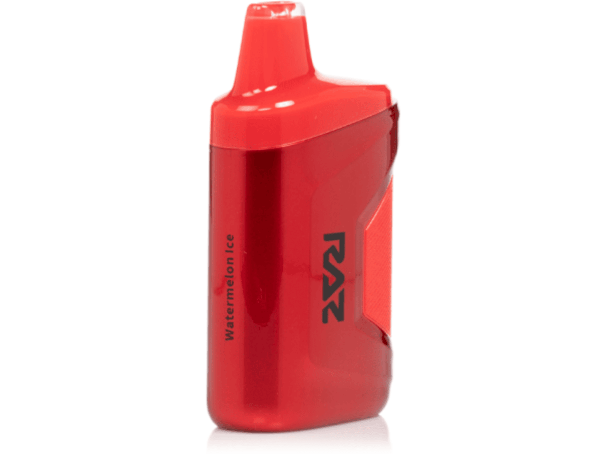 RAZ CA6000 No Nicotine Watermelon Ice flavored disposable vape device.