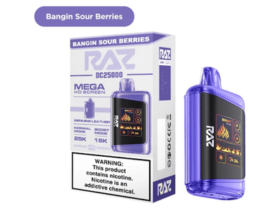 Raz Disposable Vape DC25000 Bangie Soue Berries