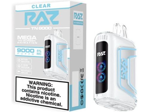 Raz TN9000 Disposable Vape Clear