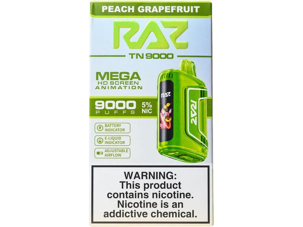 Raz TN9000 Disposable Vape - Peach Grapefruit