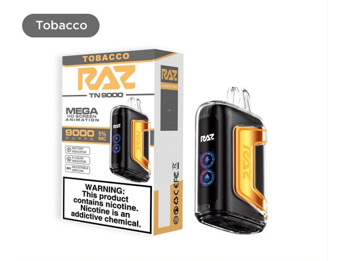Raz TN9000 Tobacco Disposable Vape
