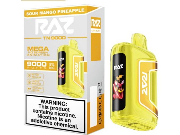 Raz TN9000 Disposable Vape - Sour Mango Pineapple