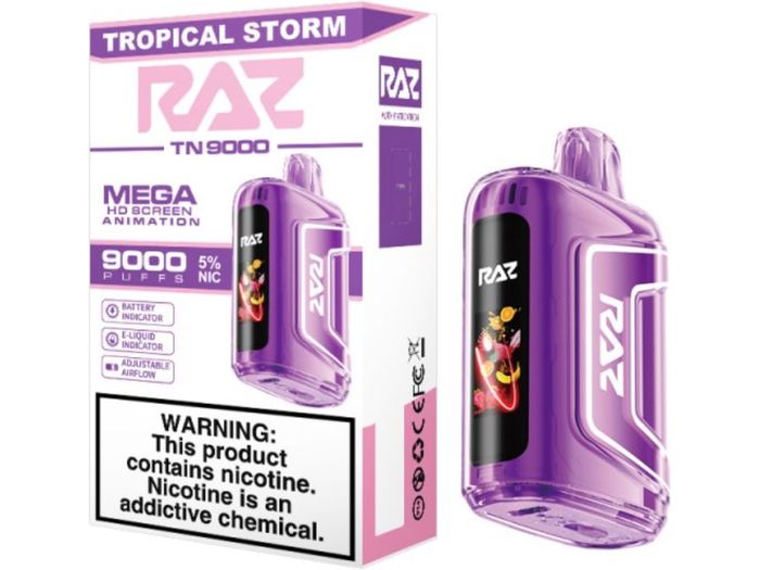 Raz TN9000 Disposable vape - Tropical Strorm