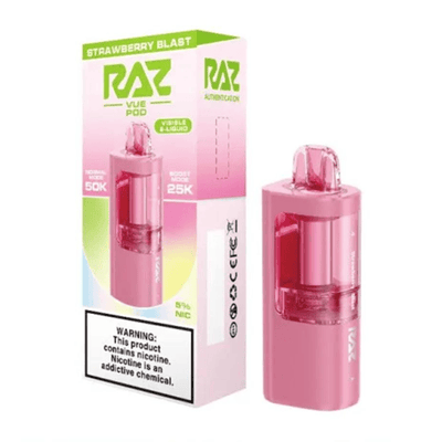 Strawberry Blast - Raz Vue 50K Disposable POD