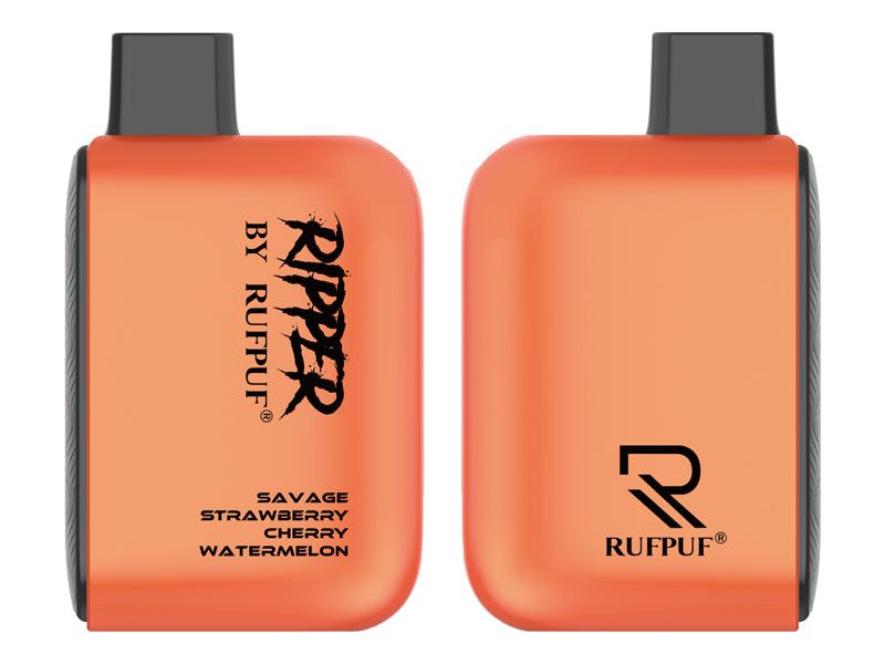 Ripper By Rufpuf Savage Strawberry Cherry Watermelon Disposable Vape