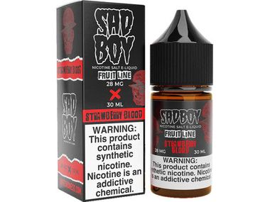 Sadboy E-Liquid - Strawberry Blood Salts 30ML Bottle