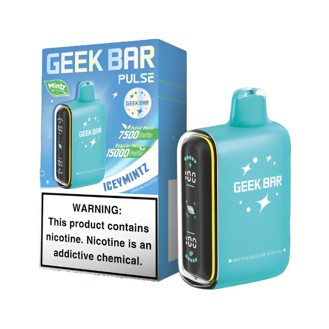 IceyMintz - Geek Bar Pulse 15000 - MINTZ EDITION disposable Vape