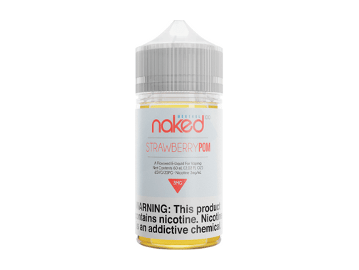 Naked 100 Menthol 60ML - Strawberry POM E-liquid bottle