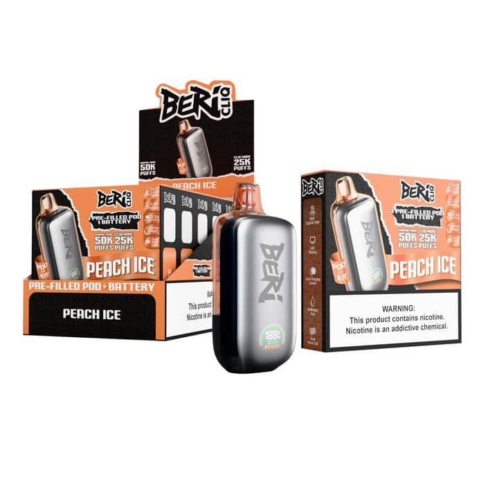 Peach Ice - Beri Cliq 50k Disposable Kit