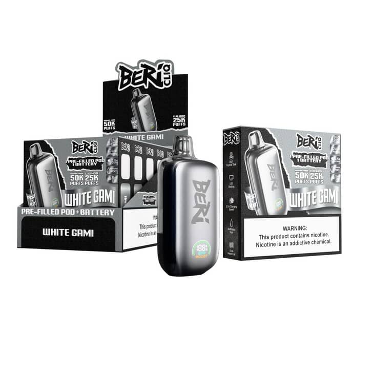 White Gami - Beri Cliq 50k Disposable Kit