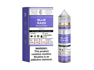 BSX Series E-Liquid - Blue Razz 60ML Bottle 