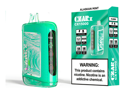 CZAR CX15000 Disposable Vape - Alaskan Mint