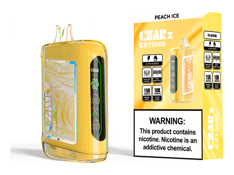 CZAR CX15000 Disposable Vape - Peach ice