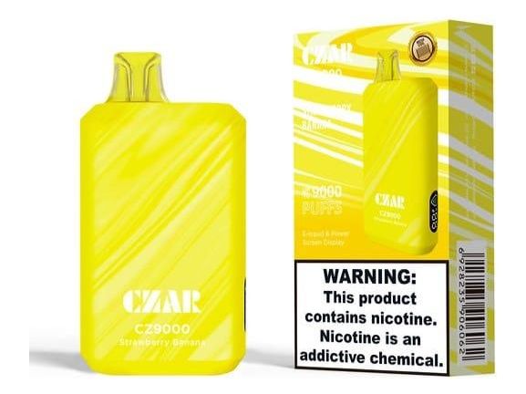 CZAR CZ9000 Disposable Vape - Strawberry Banana