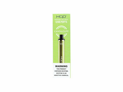 HQD Cuvie Plus Cantaloupe disposable vape pod original box