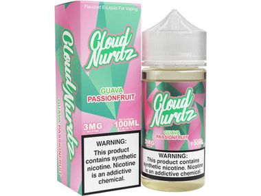 Cloud Nurdz E-Liquid - Guava Passionfruit 100ML Bottle 