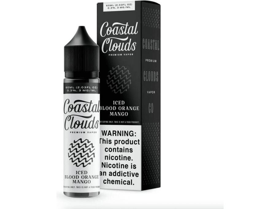 Coastal Clouds Iced E-Liquid - Blood Orange Mango 60ML Bottle 