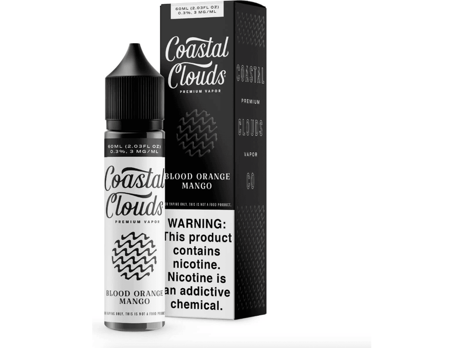 Coastal Clouds E-Liquid - Blood Orange Mango 60ML Bottle 