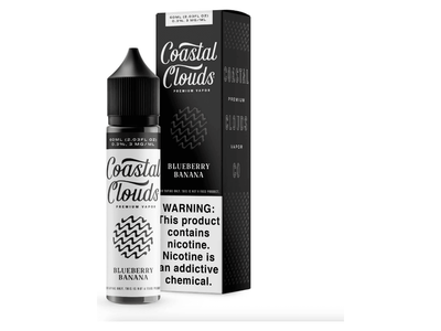 Coastal Clouds E-liquid - Blueberry Banana 60ML Bottle 